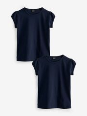 Футболка для девочки Next Q77-105, 2 шт., Темно-синий