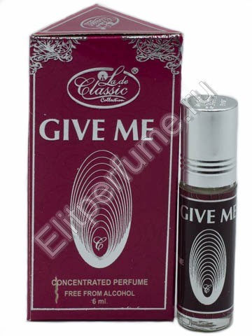 Lady Classic 6 мл Give me масляные духи из Арабских Эмиратов