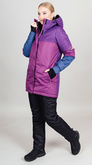 Удлинённый Тёплый Зимний Костюм Nordski Casual Purple/Iris W женский