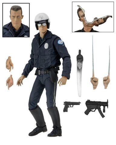 Фигурка NECA Terminator 2: Motorcycle Cop T-1000