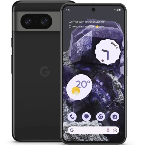 Смартфон Google Pixel 8 8/256 ГБ Obsidian, черный (USA, Global)