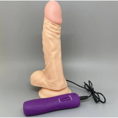 Реалистичный вибратор Enzo с пультом управления от Alive (21×4,3 см)