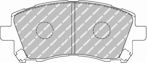FDS1327 Тормозные колодки дисковые DS PERFOMANCE