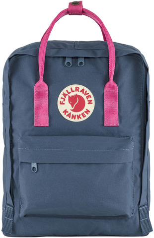 Картинка рюкзак городской Fjallraven Kanken Mini 540-450 Royal Blue-Flamingo Pink - 3