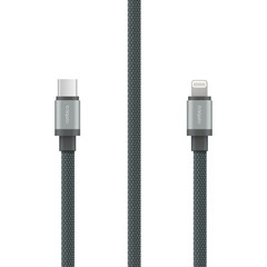 Кабель Rombica LINK-C USB-C to Lightning, серый