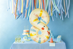 Цифра гелиевая 8 Змея Party Deco