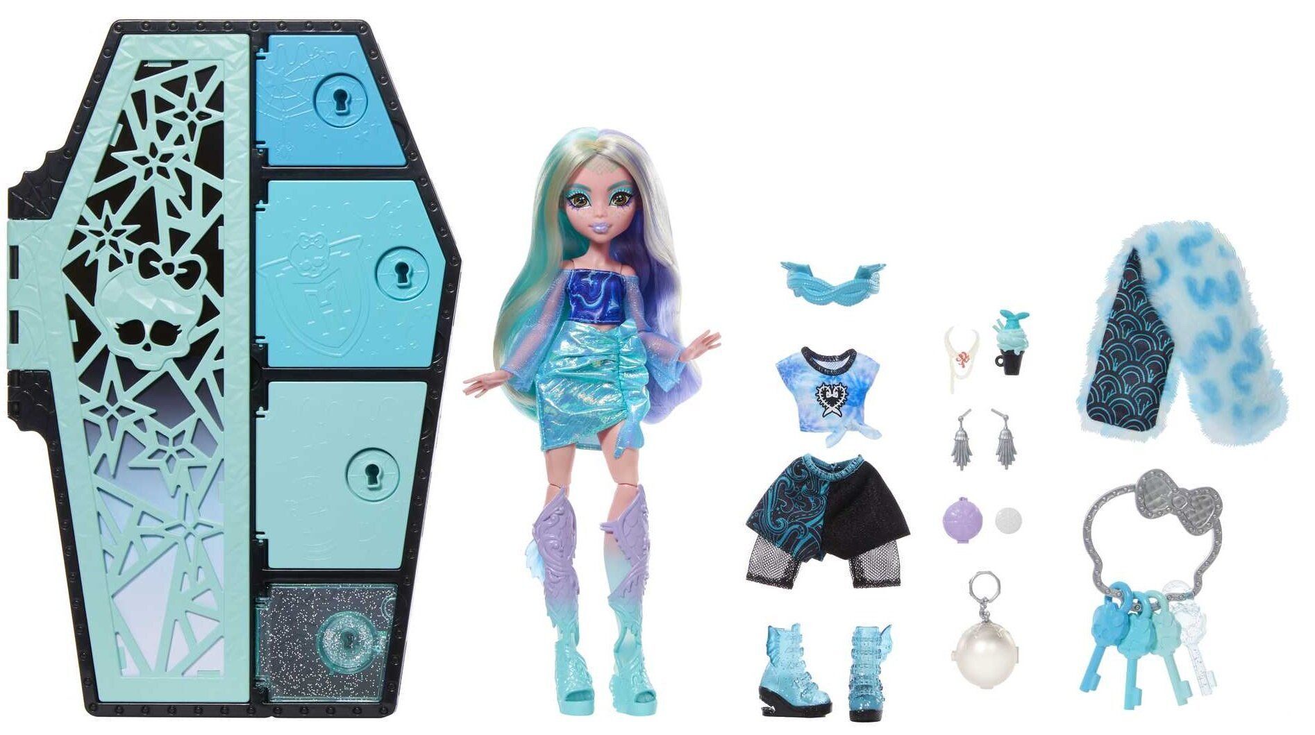 Кукла Mattel Monster High Straszysecrets - Лагуна Блю - Кукла с  аксессуарами Монстр Хай HNF77 купить в Москве | Доставка по России.