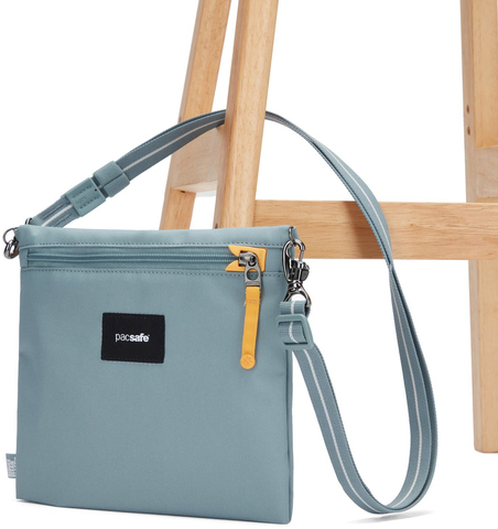 Картинка сумка для документов Pacsafe GO crossbody pouch мятный - 6