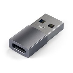 Адаптер Satechi USB-A to USB-C серый космос