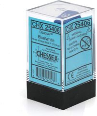 Chessex 7-dice set Blue/White