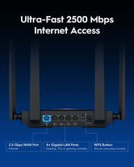 Cudy - Роутер Wi-Fi 7 BE3600 с портом WAN 2,5 Гбит/с WR3600H