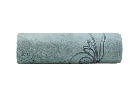 Полотенце 70х140 Garda Decor Лирика голубое