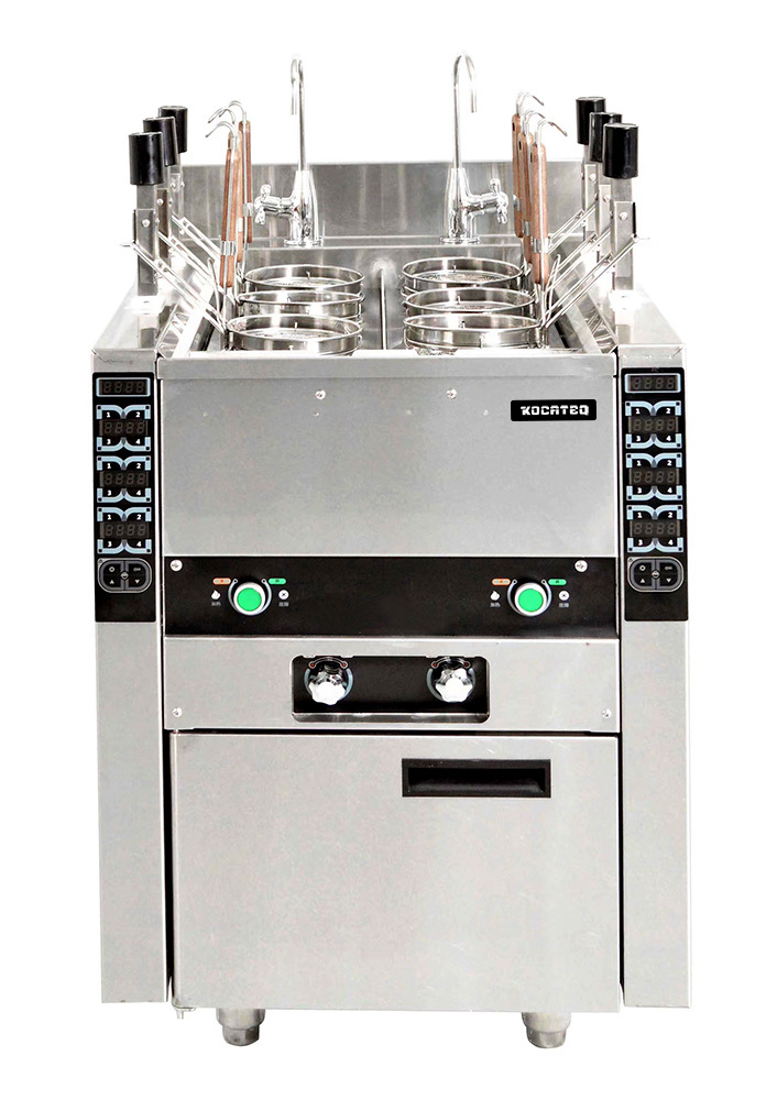 Макароноварка Kocateq ES BLL 540 CAS электрическая автоматическая напольная, 2 ванны 30 л с 6 порционными корзинами