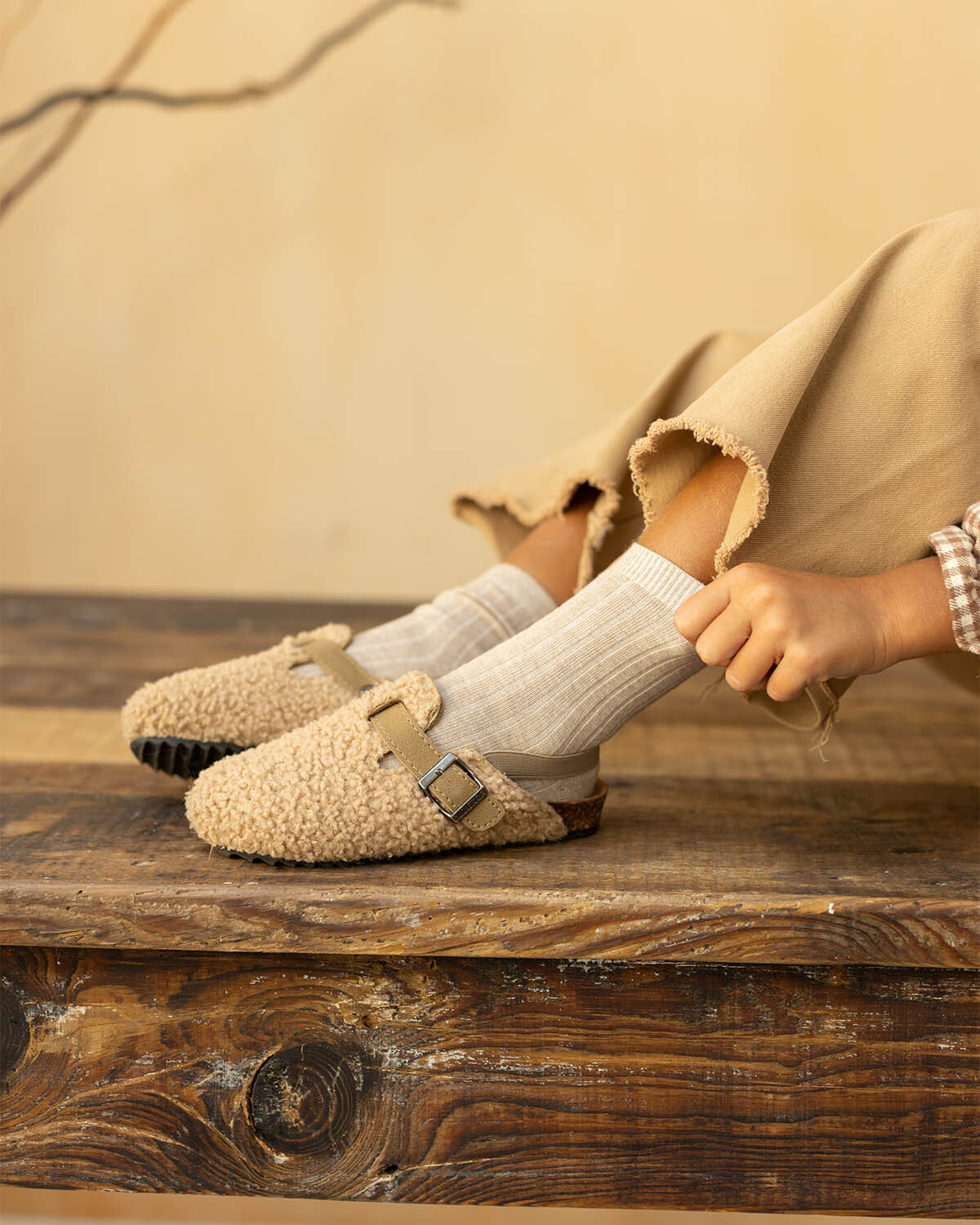 Носки детские в рубчик