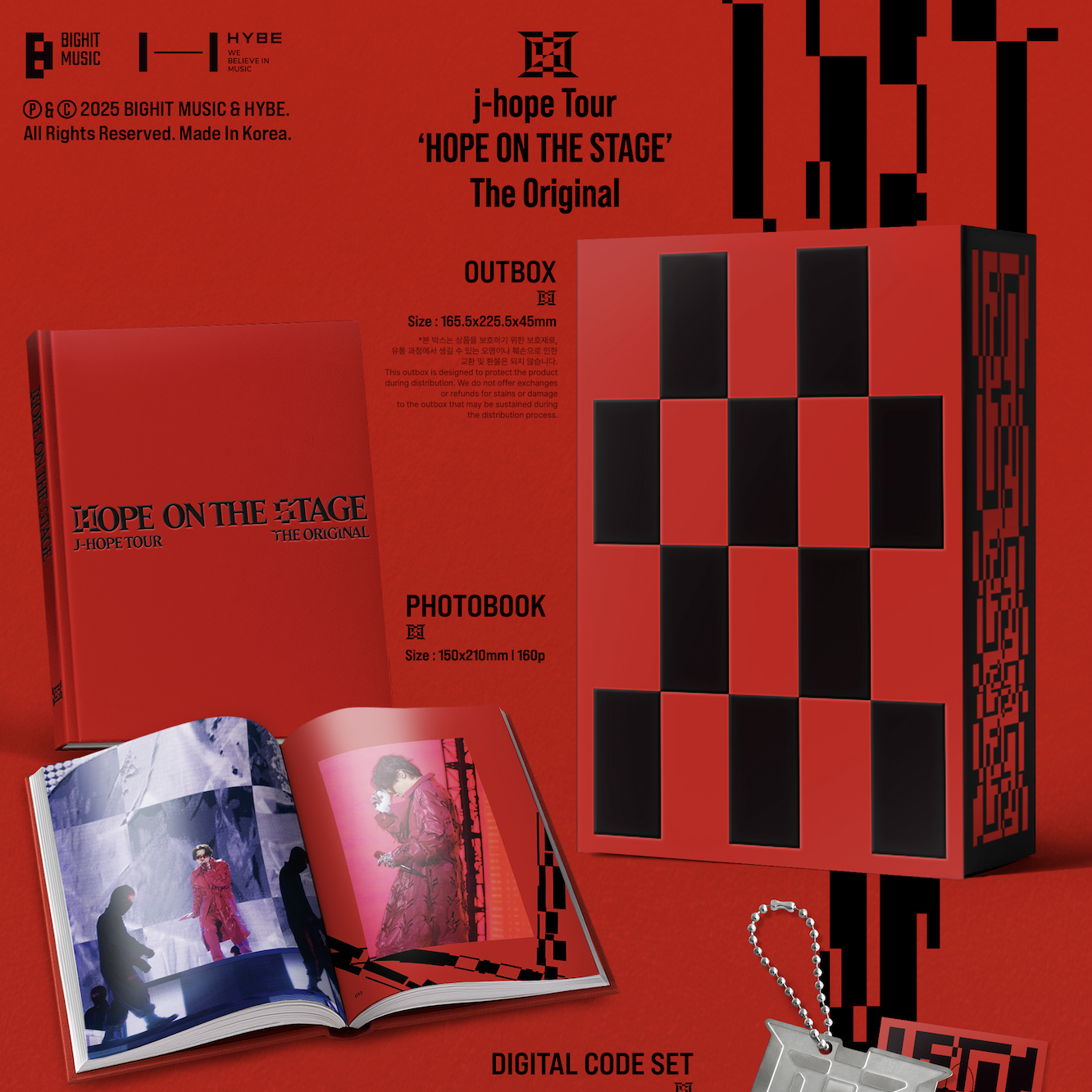 Купить Набор j-hope - Tour 'HOPE ON THE STAGE' The Original