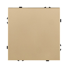 Выключатель 1-клавишный 10А/250В, золотой Kollinger Eclipse EC-001GD