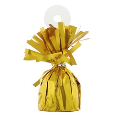 Грузик для шара, Конус, Светлое золото, 170 г, 1 шт.