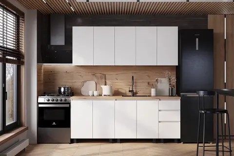 Кухня Честер 2.0 м белая