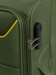 Чемодан Redmond тканевый облегченный ручная кладь Хаки (оливковый) 55х20х39 см без расширения5