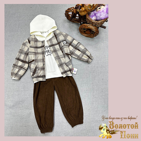 Костюм 3ка мальчику (1-4) 260222-Z8008