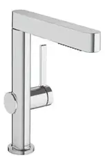 Смеситель для раковины с донным клапаном, выдвижной излив, хром Hansgrohe Finoris 76063000