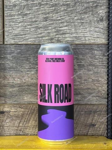 Zero Point Brewing Co. молочный стаут Silk Road 0,45 л. ж/б б/а