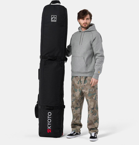 Картинка чехол для горных лыж Kyoto Tanto Roll black 600D - 2