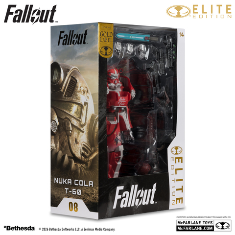 Фигурка T-60 Nuka Cola из игры Fallout Gold Label