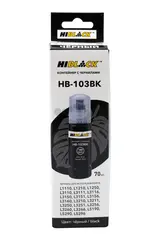 Контейнер с чернилами Hi-Black (HB-103BK) для Epson L3100/3101/3110/3150, C13T00S14A, Bk, 70ml