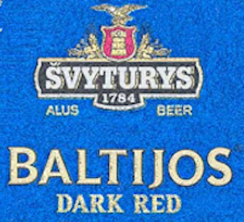 Пиво Svyturys Baltijos Dark Red