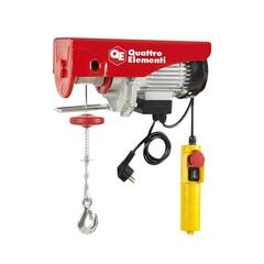 Таль электрическая QUATTRO ELEMENTI TL-500 (1100Вт, 250/500кг, трос 12м, блок полиспаст в компл.) (793-695)
