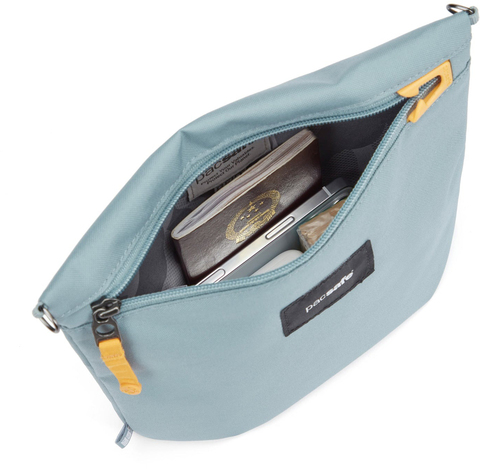 Картинка сумка для документов Pacsafe GO crossbody pouch мятный - 7