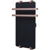 Allen Brau Infinity 325631 Полотенцесушитель электрический с рейлингом и креплением, цвет: чёрный, медь