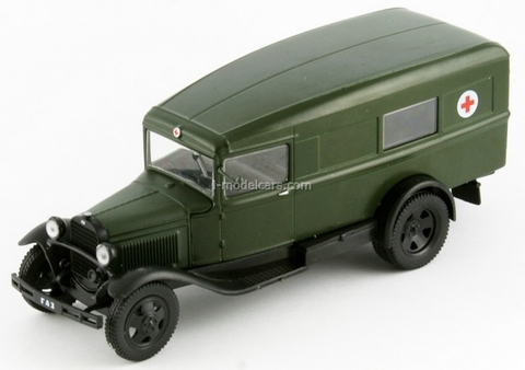 GAZ-55 Military Sanitary Service USSR 1:43 DeAgostini Service Vehicle #24