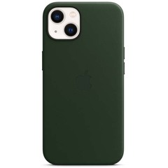 Чехол для  смартфона  Apple iPhone 13 mini Leather Case with MagSafe  Sequoia Green( MM0J3ZM/A)
