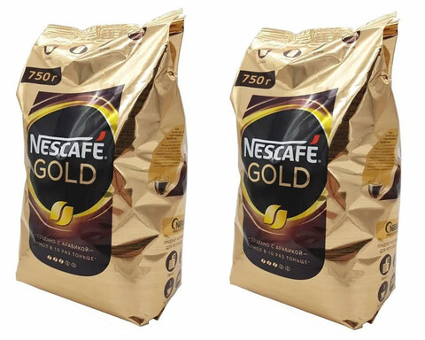 купить Комплект кофе растворимый Nescafe Gold, 750 г пакет х 2 шт