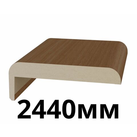 Наличник телескопический 75х10х2440мм экошпон Орех