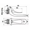 CREAVIT FOGLIA FG1401 Cмеситель для раковины скрыт.монтажа