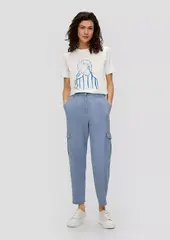 Расслабленные: брюки-карго из твила