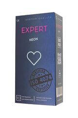 Светящиеся в темноте презервативы EXPERT Neon - 10 шт. - 