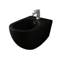 ArtCeram FLB003 17 00 ArtCeram FILE 2.0 Биде подвесное 37х52 см, 1 отверстие, цвет черный матовый/покрытие Saniglaze фото