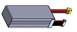 АКБ GensAce Tattu 8000mAh 22.8V HV 75C 6S1P Lipo