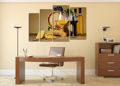 Модульная картина "Бочка с вином"