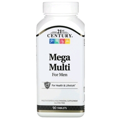 21st century, Mega Multi, мульти витамины для мужчин, 90 таблеток
