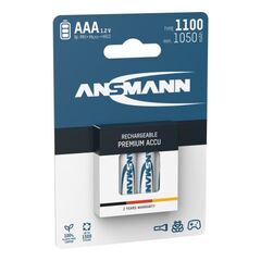 Аккумулятор ААА/NiMH ANSMANN 1.2V 1100mAh