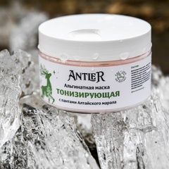 Antler Альгинатная маска для лица с пантами Алтайского марала Тонизирующая 75 г