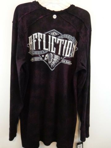 Affliction | Пуловер двусторонний Brixton Tribe A22403 обратная сторона спина