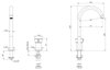 Remer Element ET57LRP Смеситель для раковины, медь брашированная