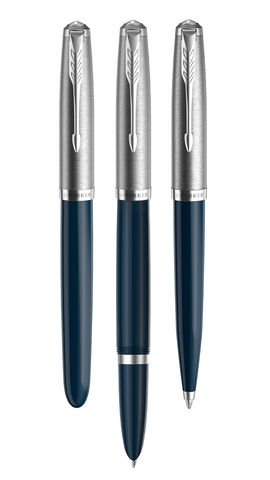 Ручка перьевая Parker 51 Core, Midnight Blue CT, M (2123502)