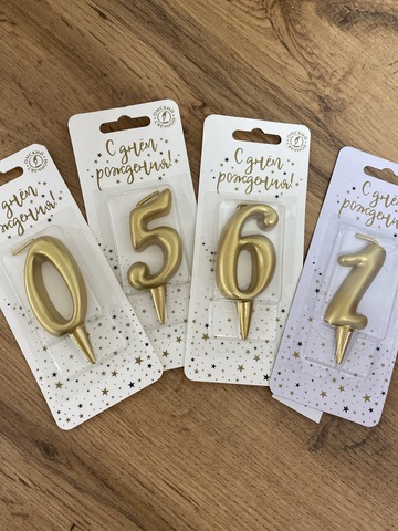 Свечи для торта Цифра